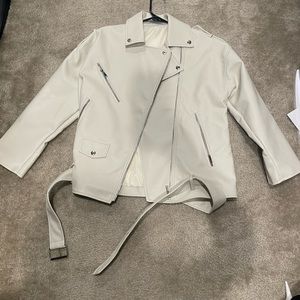Faux leather jacket